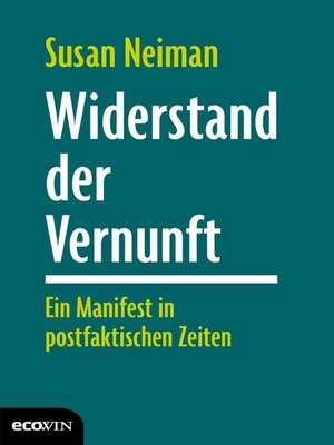 cover image of Widerstand der Vernunft